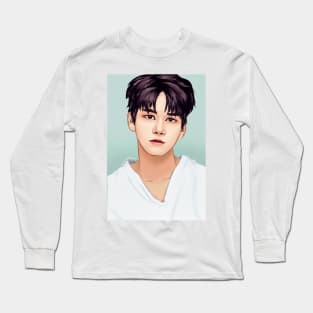 WANNA ONE Ong Seongwoo Digital Drawing Long Sleeve T-Shirt